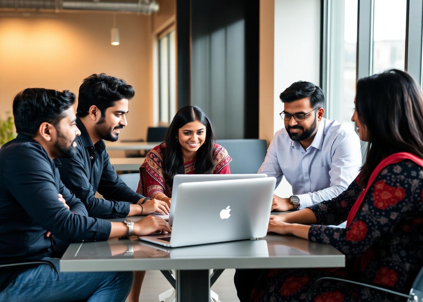 Abhita team collaborating